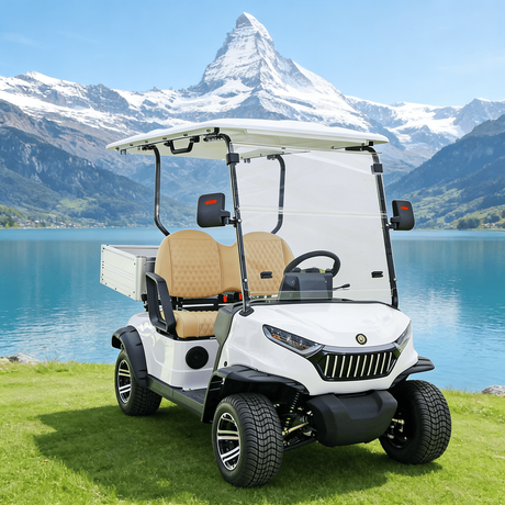 YATIAN GQ02Z Veículo de caça elétrico 2 lugares 4 × 4 com caixa de carga - pronto para off-road 