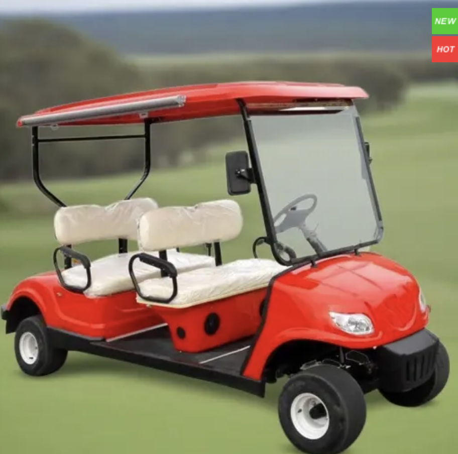 Yatian GQ04B fabricante carrinho de golfe de 2 + 2 lugares