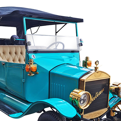 Passeio tur&iacute;stico mini carro antigo com design exclusivo