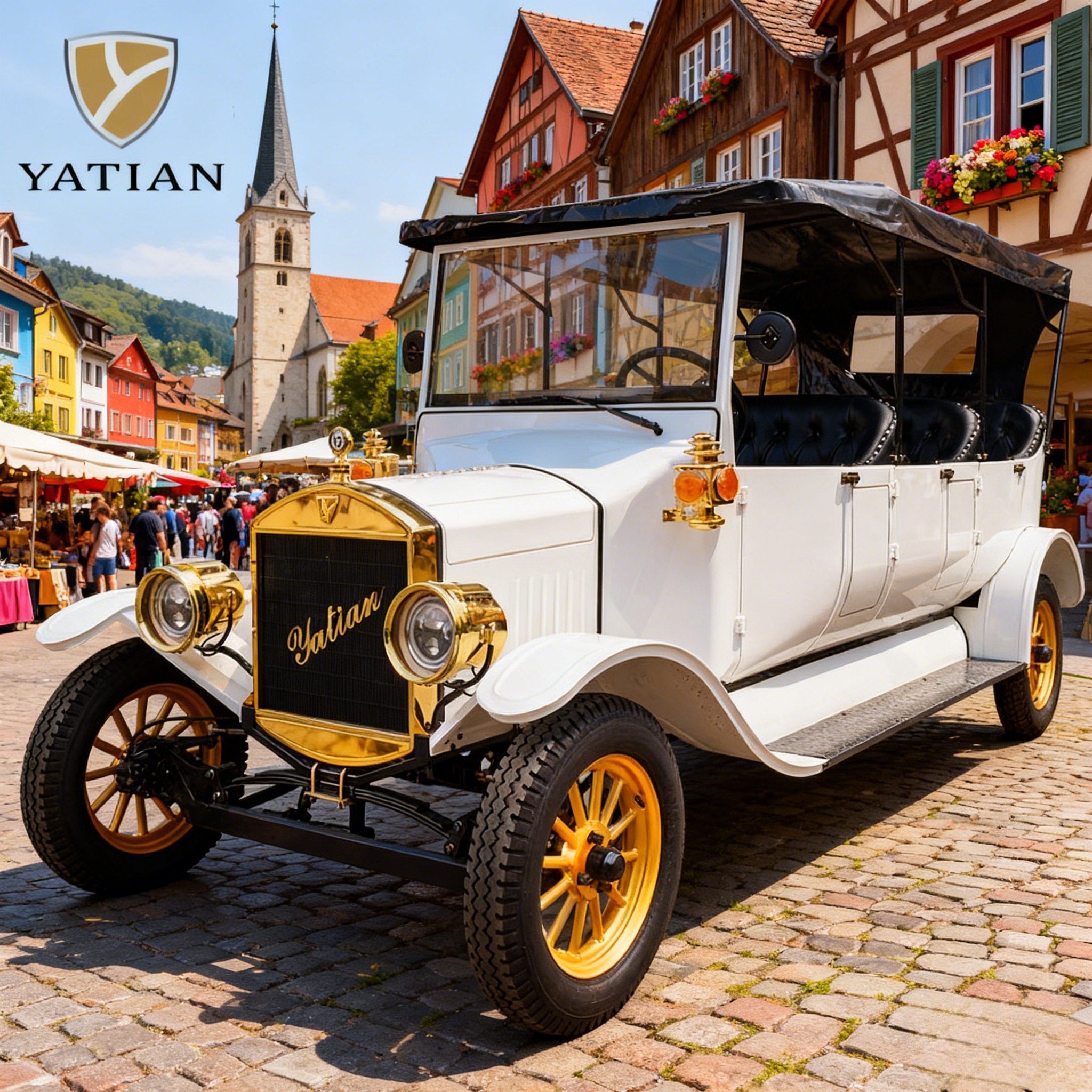 Yatian ly08n preto multiuso multiuso mais colecionável Vintage Black Vintage