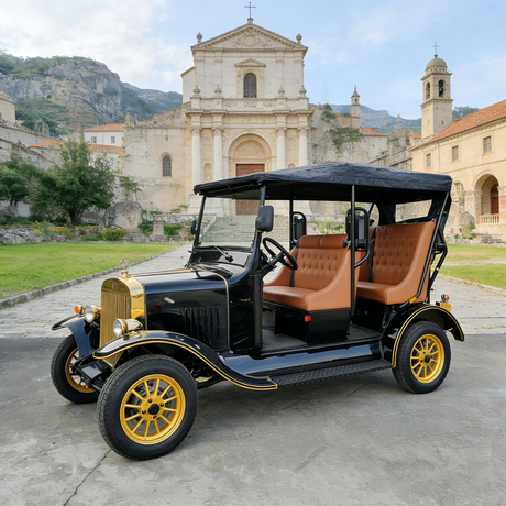 Carro turístico elétrico vintage de 4 lugares com certificação COC (LY05B) | YATIAN