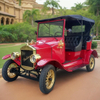 Passeio turístico em carro antigo vermelho New Energy