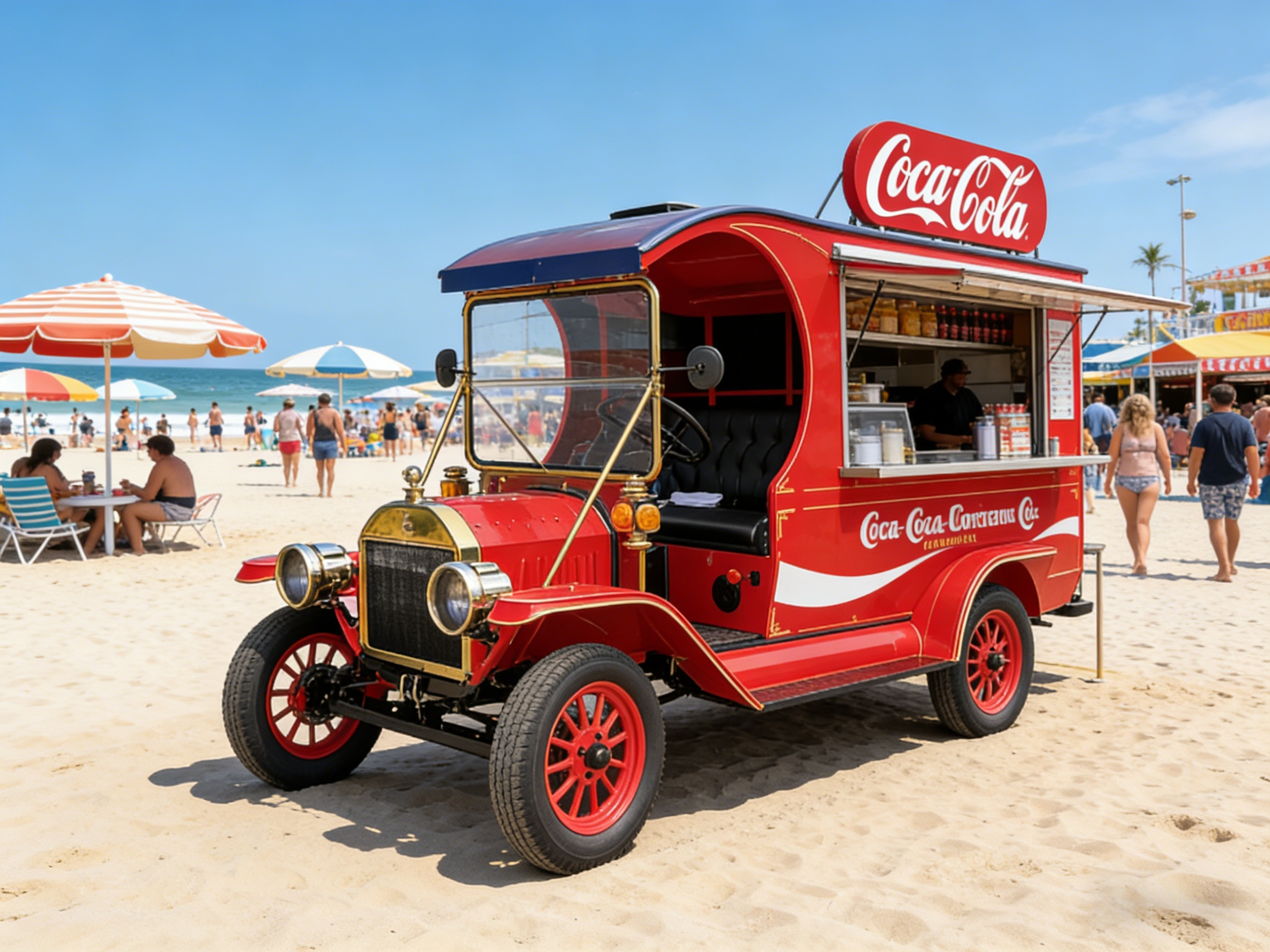 Caminh&atilde;o el&eacute;trico vintage da Coca-Cola YATIAN (11)