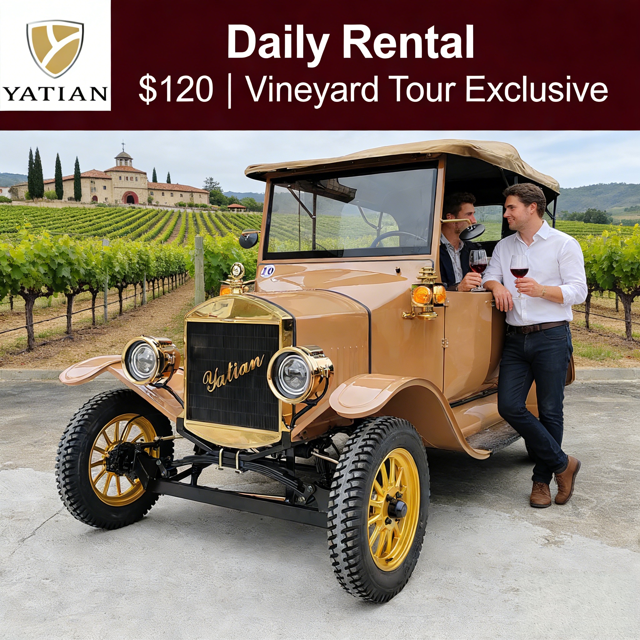 Ve&iacute;culo el&eacute;trico retr&ocirc; comercial Yatian (2)