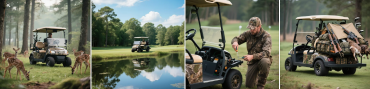 Por que usar um carrinho de golfe el&eacute;trico para ca&ccedil;ar