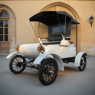 Carro vintage de carregamento branco de LY04A Yatian 1903 para a recepção do hotel