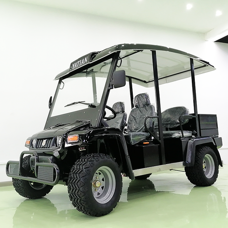 Veículo de patrulha elétrico de três fileiras Yatian XL05A para patrulha urbana e gerenciamento de parques