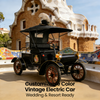 Carro elétrico vintage multiuso 1903 tipo aberto | Certificado EEC, totalmente personalizável para casamentos e resorts