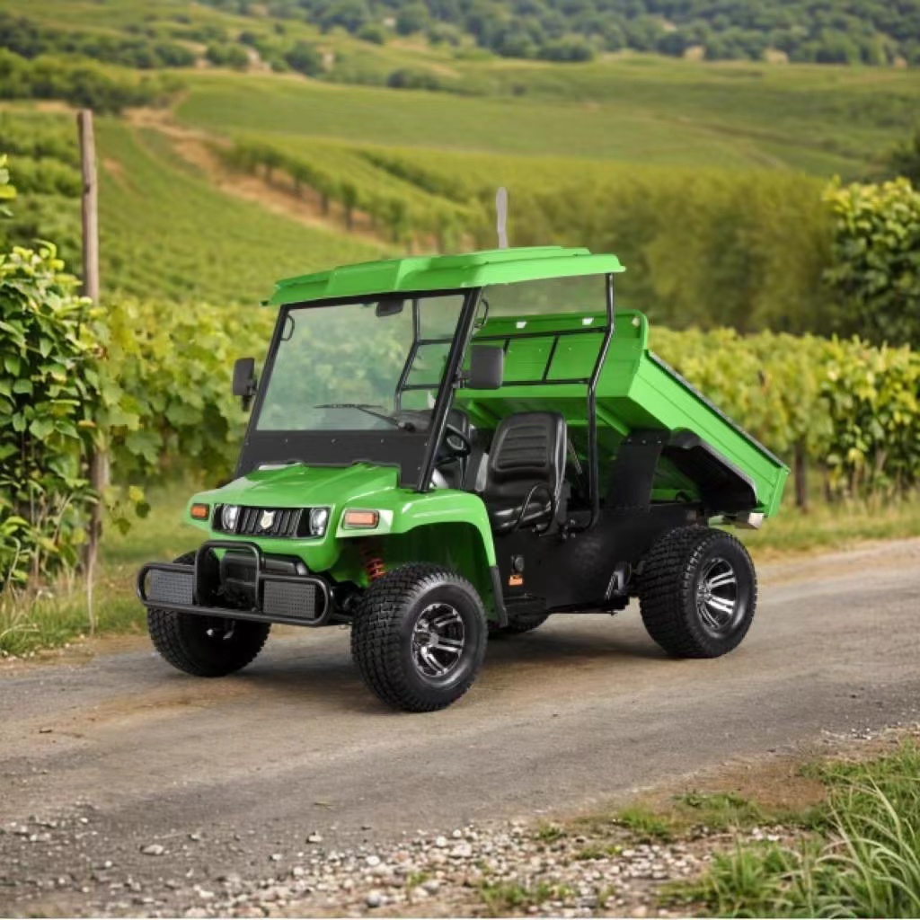 Veículo utilitário elétrico multifuncional 4WD: capacidade off-road e todo-o-terreno para fazendas, canteiros de obras e atividades ao ar livre