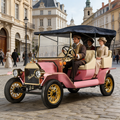 Concierge de casamento e especial do mercado do Oriente Médio - YATIAN Retro Electric Car $ 8.100, ponto de equilíbrio rápido