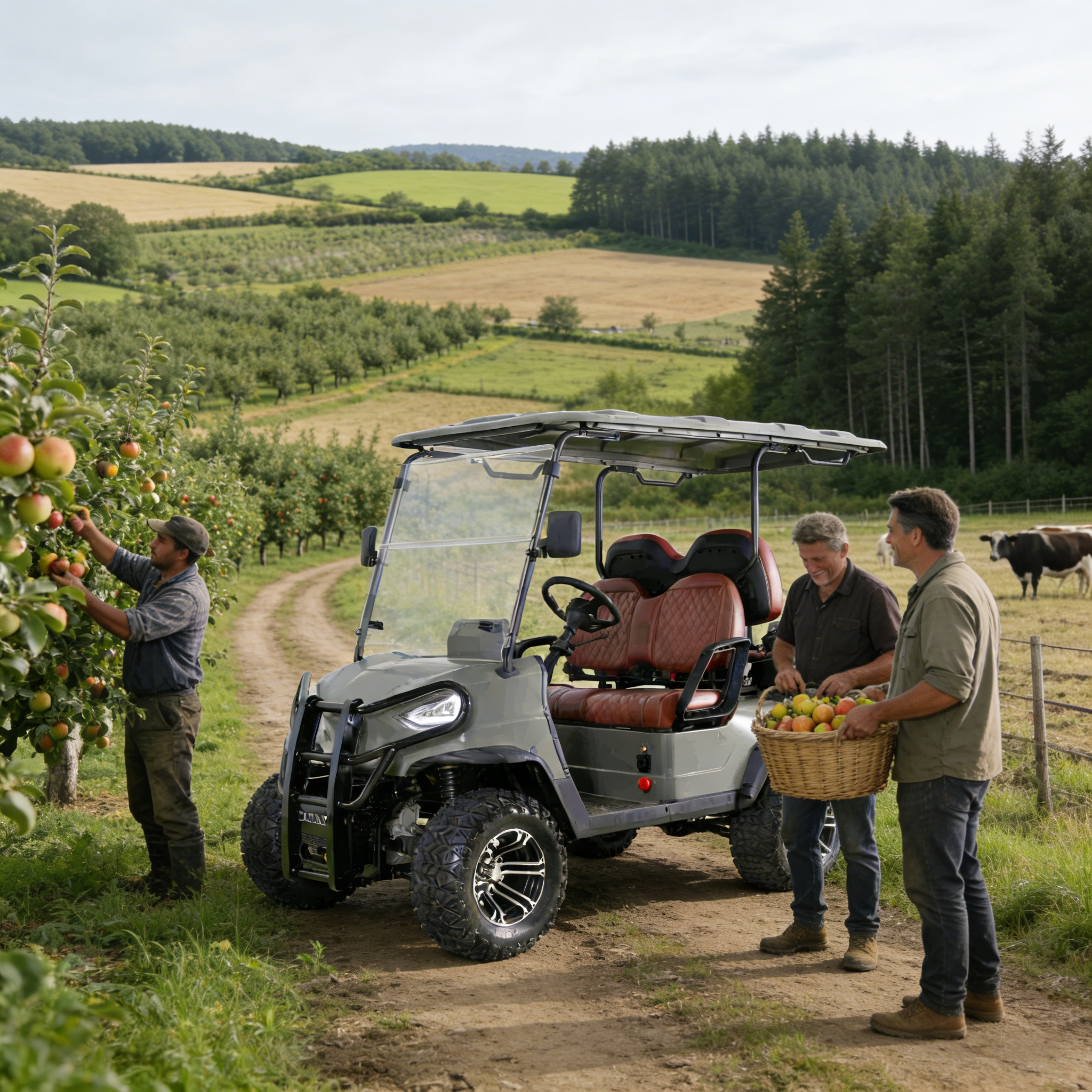 Yatian Electric UTV 4x4: o carro-chefe todo-o-terreno para tarefas de caça, agricultura e off-road