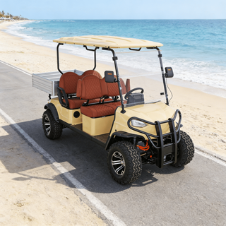 YATIAN GQ04Z Veículo de caça elétrico 4 × 4 de 4 lugares com caixa de carga e trava diferencial
