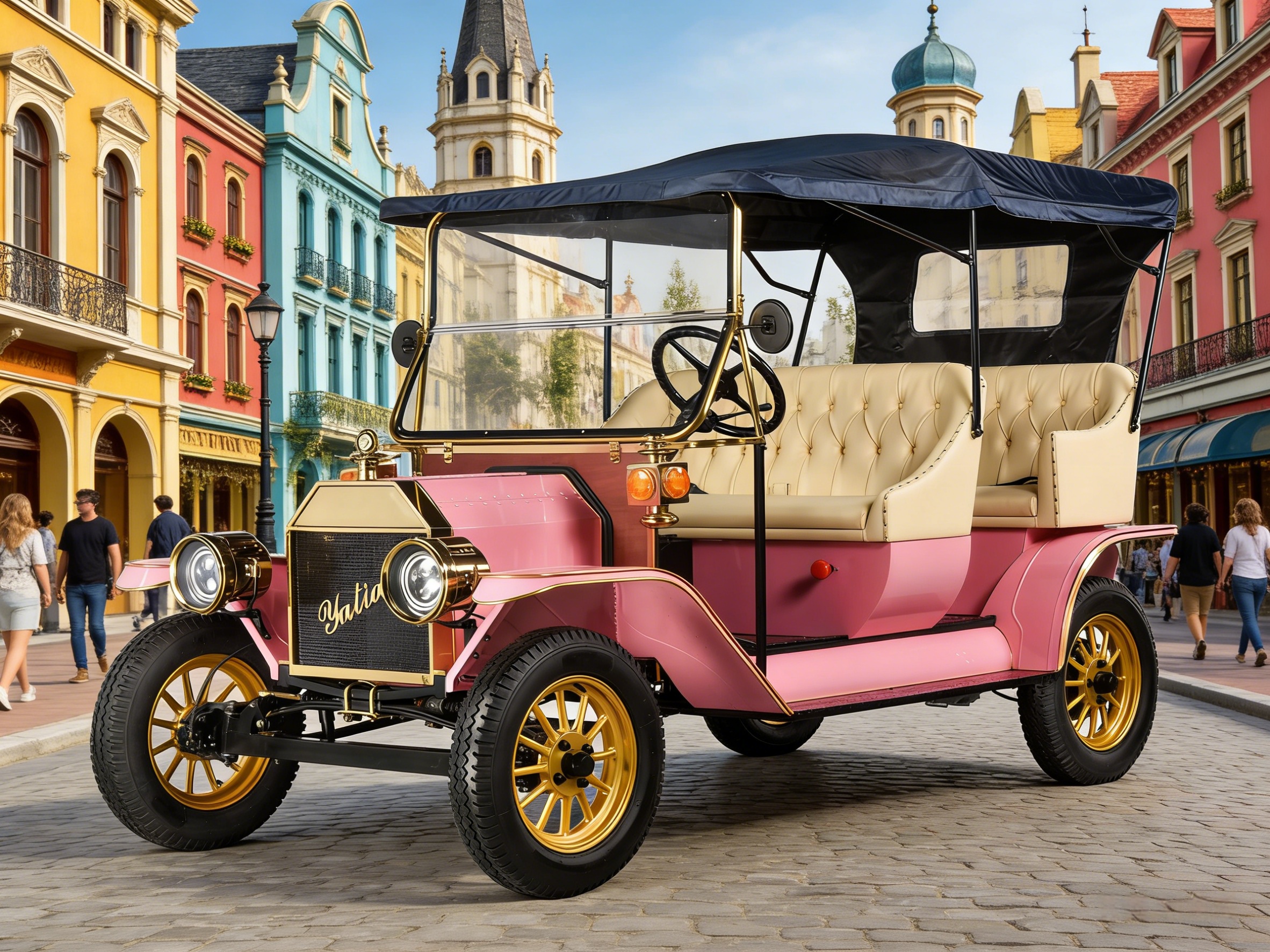 Concierge de casamento e especial do mercado do Oriente Médio - YATIAN Retro Electric Car $ 8.100, ponto de equilíbrio rápido