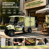 Carro de golfe elétrico 4x4 com caixa de carga (modelo GQ04X)